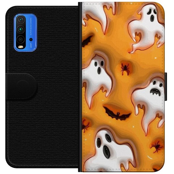 Xiaomi Redmi Note 9 4G Lommeboketui Halloween 3D 2024