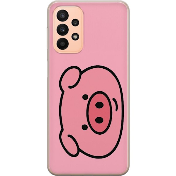 Samsung Galaxy A23 5G Genomskinligt Skal Kawaii Piggy