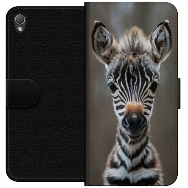 Sony Xperia Z3 Lompakkokotelo Giraffi Eläinaihe Afrikka Luonto Graafinen Kuva Savanni Villieläimet Suosittu Seinätaide Eksoottinen Teema