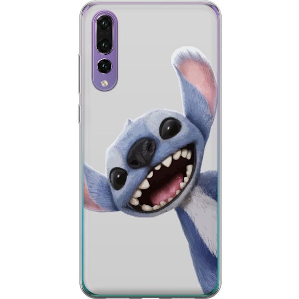 Huawei P20 Pro Genomskinligt Skal Stitch i Fart – Kawaii Design för Fans & Barn