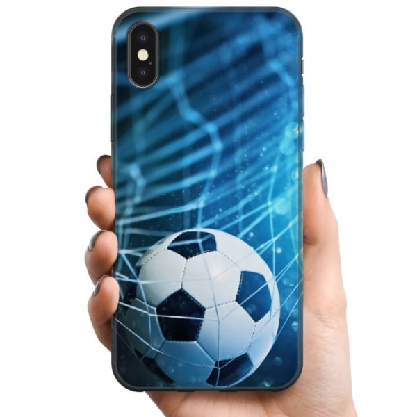 Apple iPhone X TPU Mobilcover Fodbold