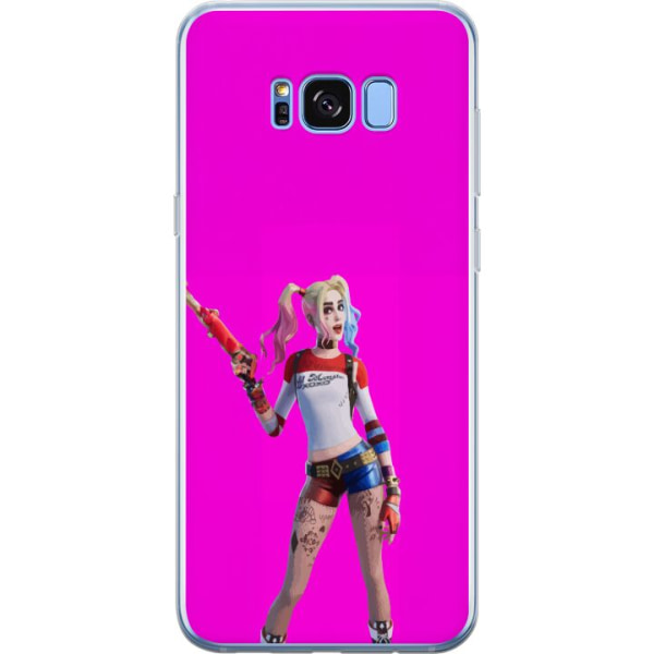 Samsung Galaxy S8+ Genomskinligt Skal Fortnite - Harley Quinn