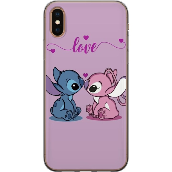Apple iPhone XS Max Läpinäkyvä kuori Lilo & Stitch – Ange