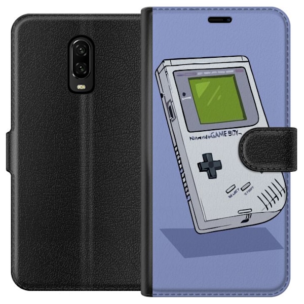 OnePlus 6T Lommeboketui Game Boy Lilla