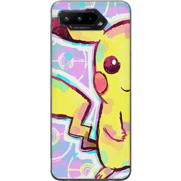 Asus ROG Phone 5 Gennemsigtig cover Pikachu 3D
