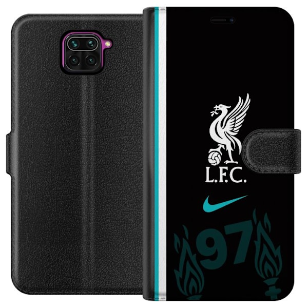 Xiaomi Redmi Note 9 Lompakkokotelo Liverpool FC