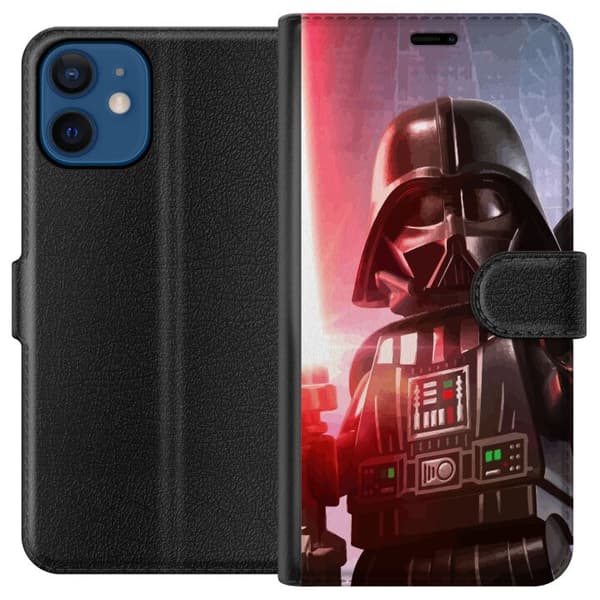 Kompatibel Tegnebogsetui til Apple iPhone 12 mini Darth Vader