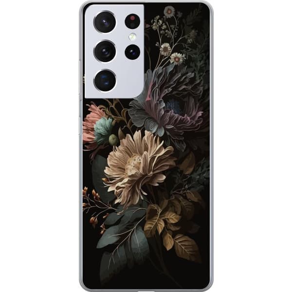 Kompatibelt Mobildeksel til Samsung Galaxy S21 Ultra 5G Blomster