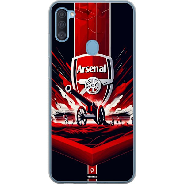 Samsung Galaxy A11 Gennemsigtig cover Arsenal