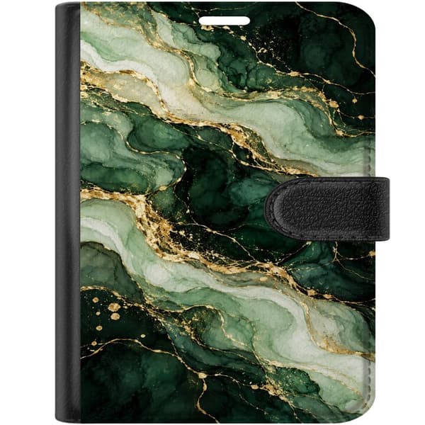 Kompatibelt Plånboksfodral till Apple iPhone Duo Smaragdagat grön