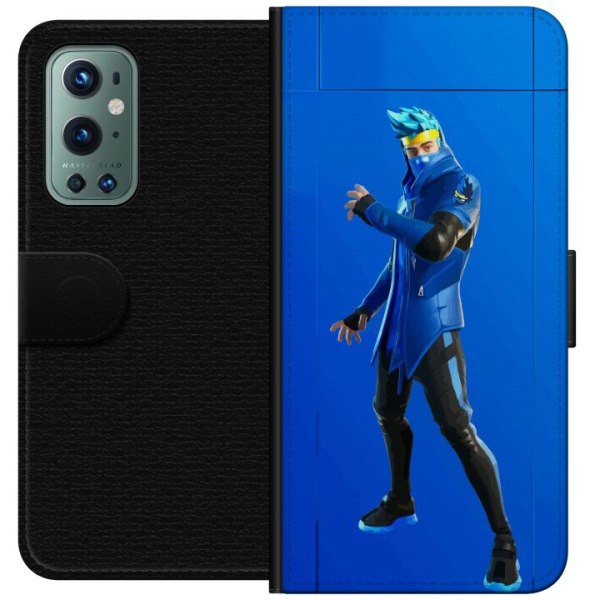 OnePlus 9 Pro Lompakkokotelo Fortnite - Ninja Blue