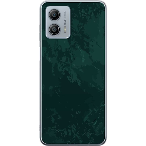 Motorola Moto G53 Gjennomsiktig deksel Emerald Echo