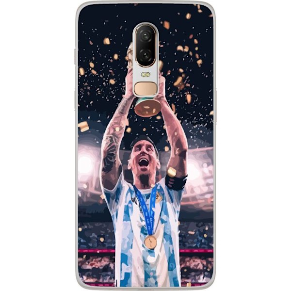 OnePlus 6 Gjennomsiktig deksel Messi