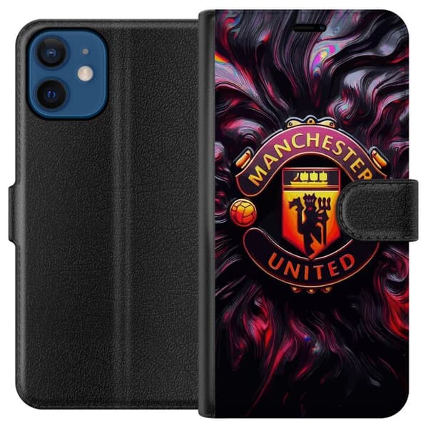 Kompatibelt Plånboksfodral till Apple iPhone 12 mini Manchester United