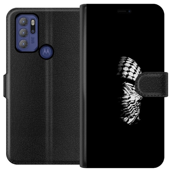 Motorola Moto G60S Lompakkokotelo Keffiyeh-kuviointi - klassin