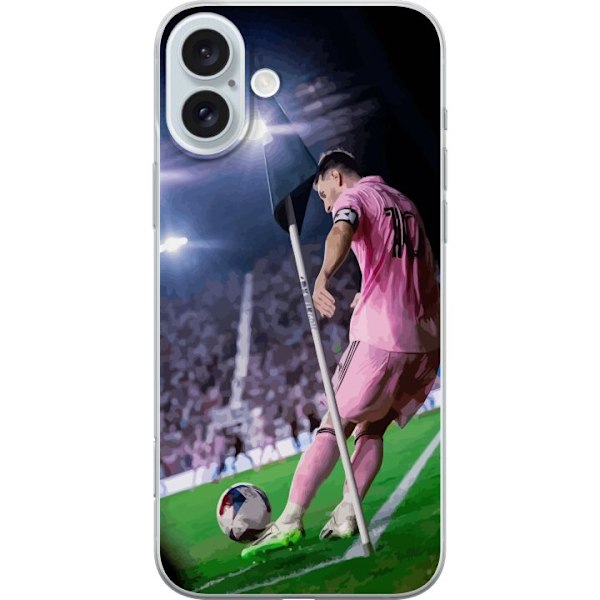 Apple iPhone 16 Plus Gennemsigtig cover Lionel Messi