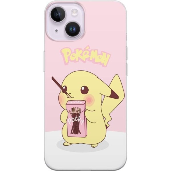 Apple iPhone 15 Plus Gennemsigtig cover Pokemon