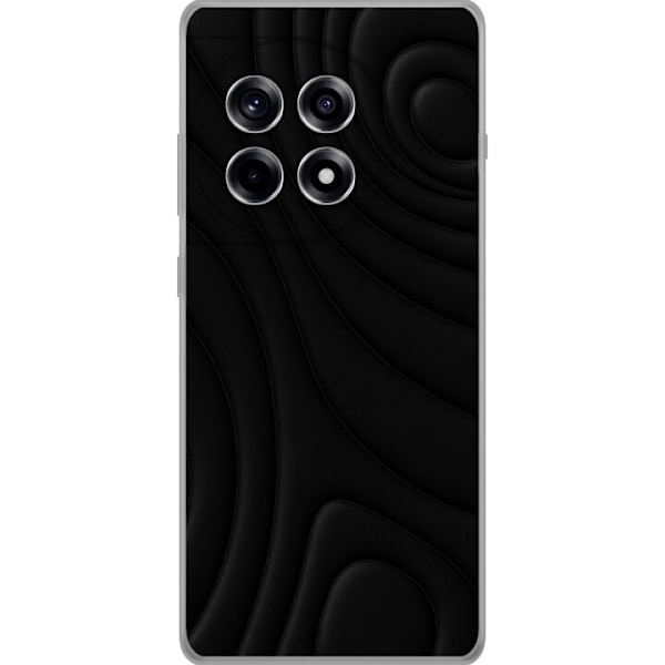 OnePlus 12R Läpinäkyvä kuori Tummat Aallot