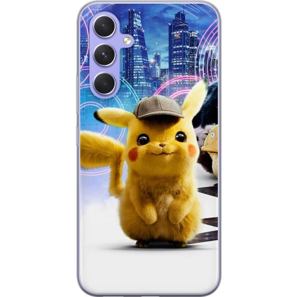 Kompatibelt Mobildeksel til Samsung Galaxy A54 Etterforsker Pikachu