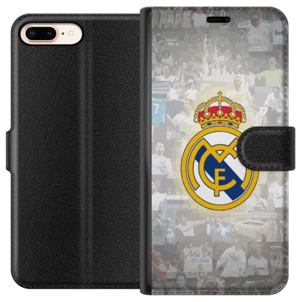 Apple iPhone 8 Plus Plånboksfodral Real Madrid