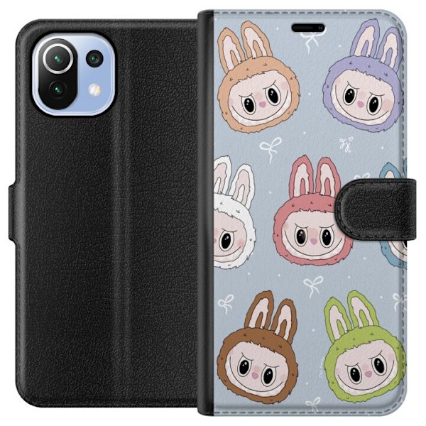 Xiaomi Mi 11 Lite Tegnebogsetui Labubu Star mønster
