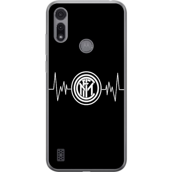 Motorola Moto E6i Gennemsigtig cover Inter Milan