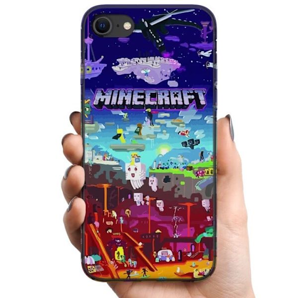 Kompatibelt Mobilskal till Apple iPhone 8 MineCraft