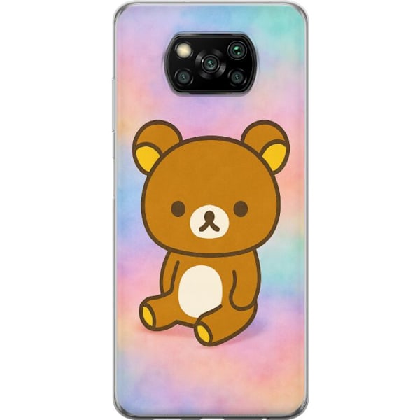Xiaomi Poco X3 NFC Genomskinligt Skal Kawaii Sanrio Rilakkuma