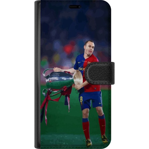 Apple iPhone 16 Plus Lompakkokotelo Andres Iniesta (FC Barcelo