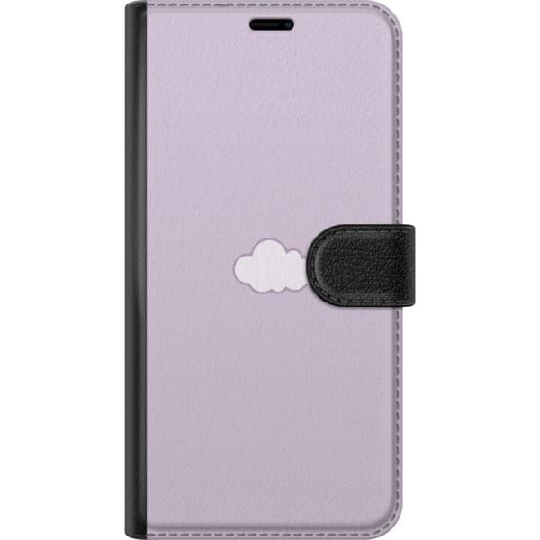 Kompatibel Tegnebogsetui til Apple iPhone 13 mini Lilla Sky - minimalistisk sky på lilla baggrund