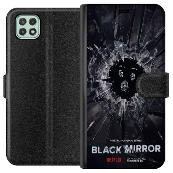Samsung Galaxy A22 5G Plånboksfodral Black Mirror Sci-Fi Netf