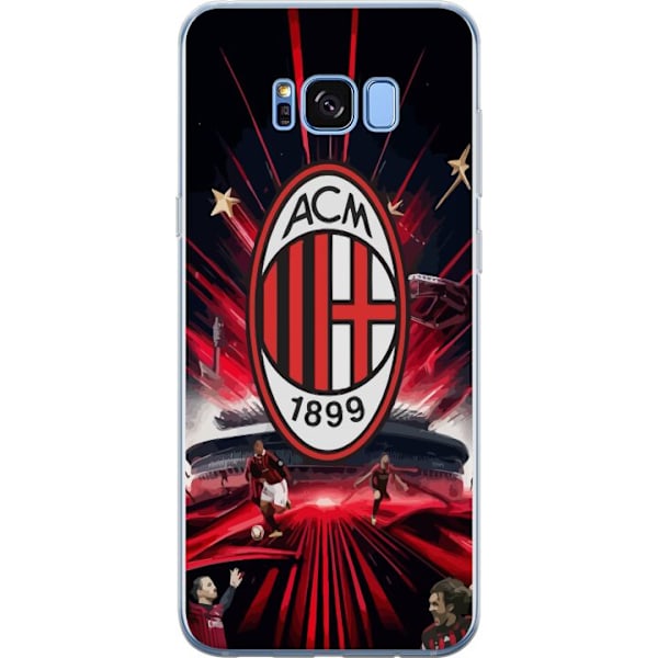 Samsung Galaxy S8 Gennemsigtig cover AC Milan