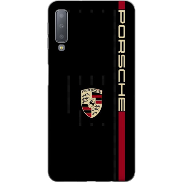 Samsung Galaxy A7 (2018) Genomskinligt Skal Porsche