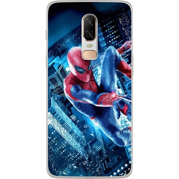 OnePlus 6 Gennemsigtig cover Spiderman