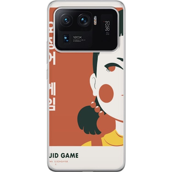 Xiaomi Mi 11 Ultra Gennemsigtig cover Squid Game