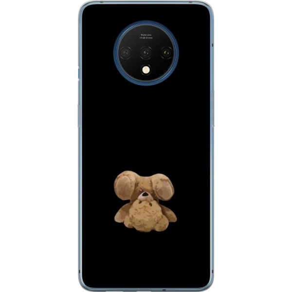 OnePlus 7T Läpinäkyvä kuori Ylösalaisin oleva karhu