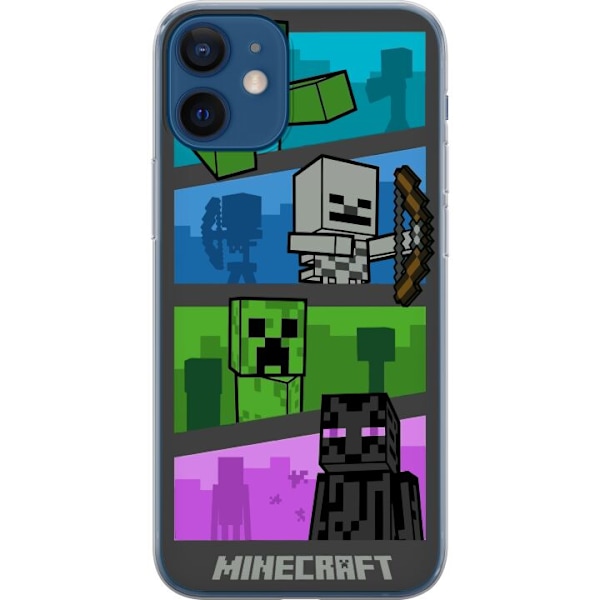 Kompatibelt Mobildeksel til Apple iPhone 12 Minecraft
