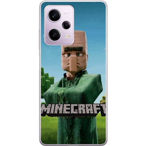 Xiaomi Redmi Note 12 Pro Genomskinligt Skal A Minecraft Movie
