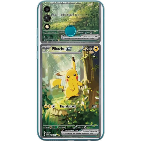 Kompatibelt Mobilskal till Honor 9X Lite Pikachu grön