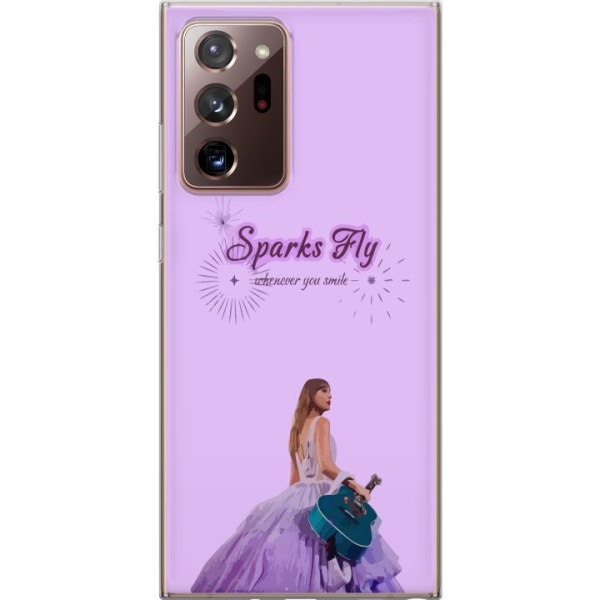 Samsung Galaxy Note20 Ultra Läpinäkyvä kuori Taylor Swift -