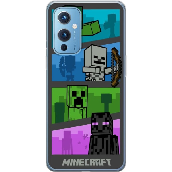 OnePlus 9 Gennemsigtig cover Minecraft