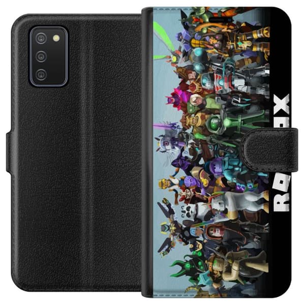 Kompatibel Tegnebogsetui til Samsung Galaxy A02s Roblox-hold