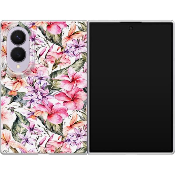 Kompatibelt Mobildeksel til Samsung Galaxy Z Fold8 Rosa pastellblomster rosa