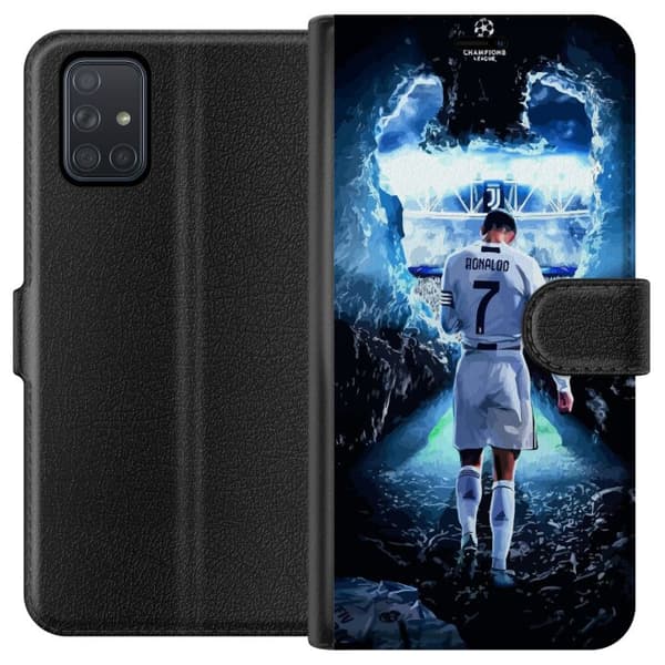 Kompatibel Tegnebogsetui til Samsung Galaxy A71 Ronaldo
