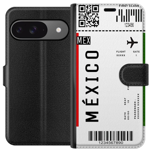 Google Pixel 9 Pro Tegnebogsetui Flybillet til Mexico