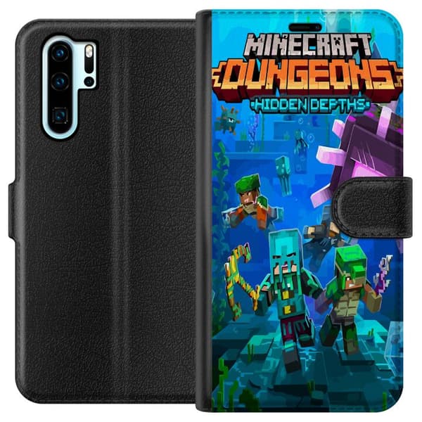 Kompatibelt Lommeboketui til Huawei P30 Pro Minecraft