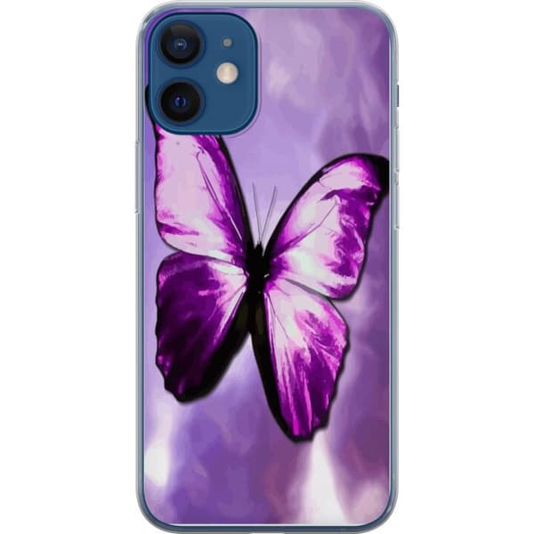 Kompatibelt Mobildeksel til Apple iPhone 12 mini Fjäril