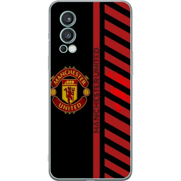 OnePlus Nord 2 5G Läpinäkyvä kuori Manchester United