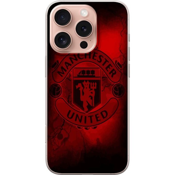 Apple iPhone 16 Pro Läpinäkyvä kuori Manchester United