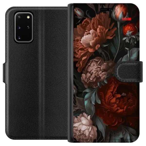 Yhteensopiva Lompakkokotelo Samsung Galaxy S20+ Blommor
